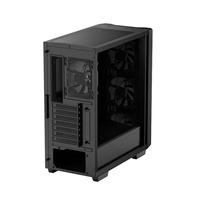 Boîtier d'ordinateur Deepcool CC560 Mid Tower pour cartes mères Mini-ITX/Micro-ATX/ATX, acier et plastique, 7 emplacements d'extension, refroidissement par eau, en stock