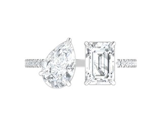 แหวนแหวนหมั้นสุดหรู2กะรัตเพื่อความชัดเจน VVS1โตขึ้นสำหรับการส่งออกทั่วโลก - Product Image 2