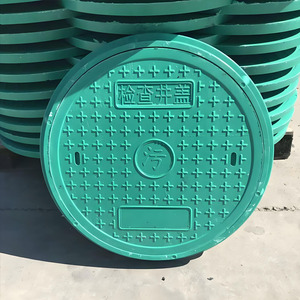 Zhenhan BMC nhựa <span class=keywords><strong>composite</strong></span> en124 tiêu chuẩn bề mặt nhẵn nắp cống thoát nước giếng tròn cho an toàn giao thông đường bộ - Product Image 5