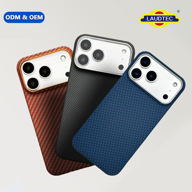 Wholesale Aramid Fiber Magnetic Case for iphone 17 ProMax Anti-Slip Heat Dissipation Anti-Fingerprint Slim Cover OEM ODM