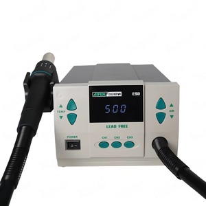 Estación de Soldadura y Retrabajo con <span class=keywords><strong>Pistola</strong></span> de <span class=keywords><strong>Aire</strong></span> <span class=keywords><strong>Caliente</strong></span> AIFEN 861DW para Placas PCB de Teléfonos, Calentamiento Rápido con Pantalla Digital Inteligente - Product Image 1