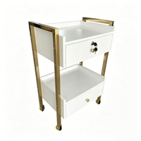 Fauteuil de pédicure intelligent de luxe pour spa et salon, avec massage des pieds, pompe de vidange et lumières colorées