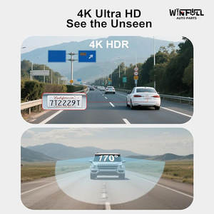 Cámara para Coche 4K con WiFi 5.8G Integrado, Mini Cámara Delantera con Visión Nocturna Superior, Grabación en Bucle, Sensor G, Monitor de Estacionamiento 24H, 1 Año de Garantía - Product Image 3