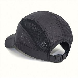 Casquette de baseball personnalisée à séchage rapide, imperméable en nylon, pour activités de plein air, course estivale, non structurée, à calotte souple - Product Image 4