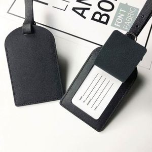 Pu Leather Luggage Case for Women Men Premium Travel Bag Baggage Tags <b>Suitcase</b> Identify <b>Labels</b> Promotion Gift - Product Image 3