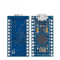 ATmega32U4 Controlado Mini Leonardo Placa DE DESARROLLO Pro Micro 5V 16M MCU Kit de desarrollo para placa de codificación compatible con Arduino