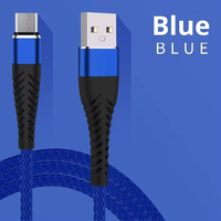 Kabel pengisi daya ponsel, 3ft 6ft 9ft 3A pengisian cepat kabel Data Usb c kabel Data pengisian daya untuk ponsel