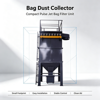 Système de filtration à sacs industriel à jet pulsé pour ateliers de soudure et de travail du bois