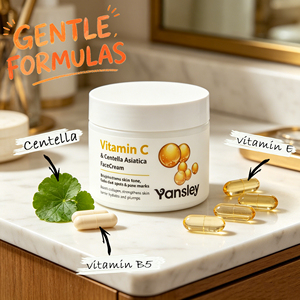 Crema Facial Hidratante Antioxidante Yansley con Vitamina C, Colágeno Hidrolizado, Antiarrugas, Blanqueadora, Loción para el Cuidado de la Piel - Product Image 3