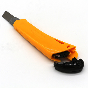 rétractable automatique <span class=keywords><strong>en</strong></span> plastique couteau de coupe, Lames <span class=keywords><strong>En</strong></span> Acier Inoxydable Poignées <span class=keywords><strong>En</strong></span> <span class=keywords><strong>Aluminium</strong></span> Coupe-Couteau - Product Image 6
