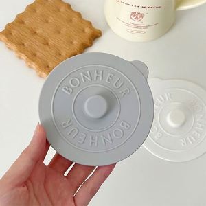 Creative Silicone <b>Cup</b> Lid Dust Proof Mug Cover for Tea Coffee Milk Ceramic Office <b>Cups</b> Heat Resist <b>Reusable</b> Safe Drink Cover - Product Image 3