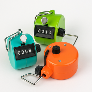 Cầm Tay 4-Chữ Số Đào Tạo Tally Counter Với Xoay Clicker Kim Loại Cho Trường Hợp Số Tracker Cho Gia Công Dịch Vụ - Product Image 2