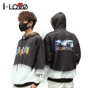 New Style Streetwear Fashion 100% Cotton Winter Thick Sweatshirts Custom Logo Oversized Men's Hoodies