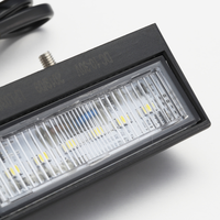 Approbation ECE ADR 10-30V Rectangle Caravan Coach RV LED License Light LED Trailer Lights RV Lights