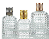 Flacon de parfum en verre portable de 30 ml/50 ml/100 ml avec vaporisateur en forme d'ananas, finition mate, estampage à chaud, diffuseur de roseaux