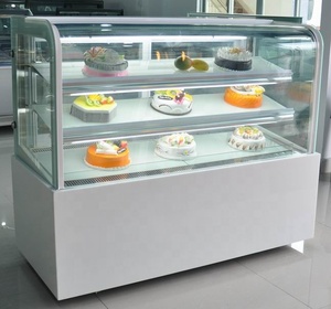 Tủ Trưng Bày Làm Mát Bánh Mì Cupcake Bằng Thủy Tinh Hình Chữ Nhật Tủ Trưng Bày Bánh Bằng Đá Cẩm Thạch - Product Image 6