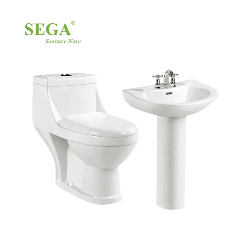 Wc Water Closet Bathroom Commode One Piece Modern Toilet Basin Set Wholesale Cheap Floor Mounted Ceramic sanitary ware toilet