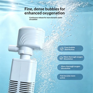 Pompe de filtration pour <span class=keywords><strong>aquarium</strong></span> DL, trois-en-un, pompe à oxygène 450LH, alimentation CA, silencieuse, filtration circulante, aspiration des déchets, mini <span class=keywords><strong>aquarium</strong></span> - Product Image 3