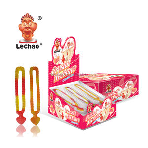 OEM Halal Pulsera Collar Forma Dulce Gummy Mix Fruits Collar Personalizado Gummy Candy - Product Image 3