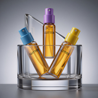 Botol Parfum Silinder Kaca Portable Mini 2ml 2.5ml Berkualitas Tinggi Matte Frost