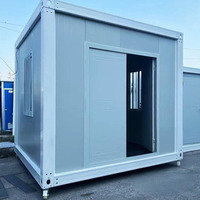 Maison conteneur modulaire préfabriquée détachable de 20 pieds, 2 chambres, étanche, mobile, portable, avec bureau, salle de bain, style villa et magasin moderne