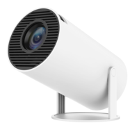 Mini Projecteur 4K Personnalisable Amélioré HY300 3326 Smart Android 11 WIFI Sans Fil Écran Miroir pour Cinéma Maison et Extérieur