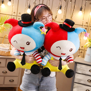 Peluche Clown Colorée Adorable avec Logo Personnalisé, Jouet Doux en Peluche Clown, Cadeaux pour Enfants, Fête, Décoration Maison - Product Image 2