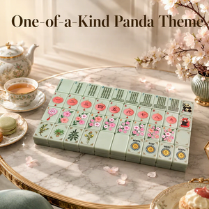 Juego de Mahjong Americano Panda Personalizado de Primera Calidad con 160 Fichas, Juego de Mahjong de Acrílico Transparente de Lujo Grabado para Adultos - Product Image 6