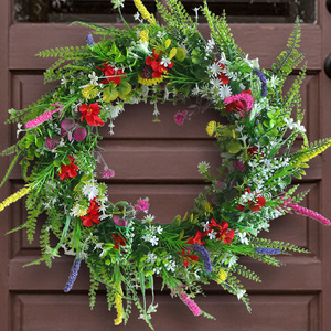 <span class=keywords><strong>Couronne</strong></span> en plastique décorative extérieure <span class=keywords><strong>de</strong></span> haute qualité 35/40/45/50cm utilisée <span class=keywords><strong>pour</strong></span> Noë<span class=keywords><strong>l</strong></span> et d'autres activités - Product Image 3