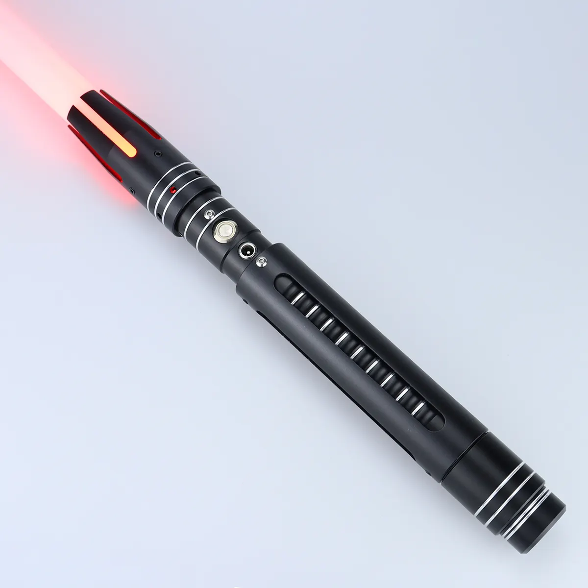 Yanqing 제다이 Sith 금속 Hilt RGB 결투 힘 Lightsaber 매끄러운 그네 화소 잎 코스프레 장난감을 위한 높은 가벼운 음향 효과를 가진