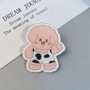 Alta calidad personalizado nuevo diseño moda brillo resina epoxi acrílico insignia pines acrílico llavero acrílico encanto - Product Image 3