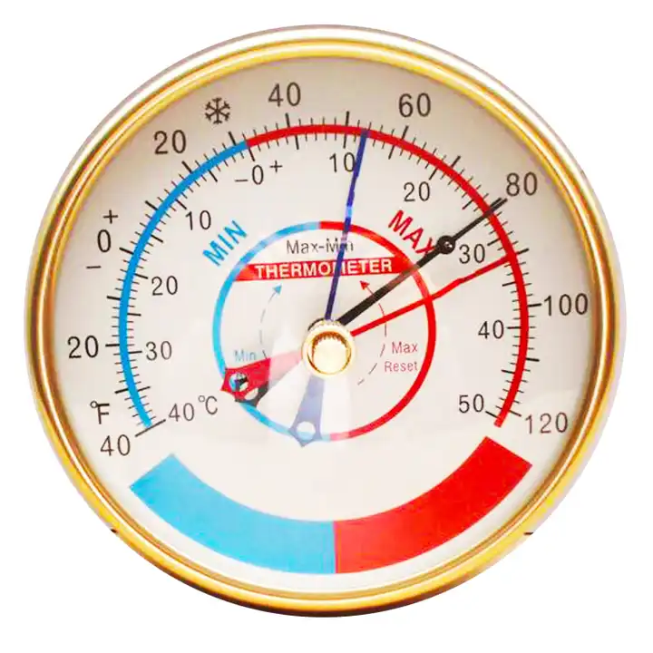 dial 5 max/min thermometer greenhouse thermometer