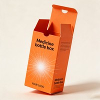 Boîte d'emballage de médicaments à prix d'usine, boîte en papier pour pilules, impression numérique, emballage pliable pour médicaments, boîte d'emballage pour capsules de vitamines, boîte d'emballage de médicaments