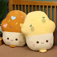 Peluche créative en forme de crème glacée, coussin décoratif doux en forme de nourriture pour chambre d'enfant, canapé, cadeau mignon, série NLS