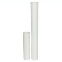 Élément filtrant à rainures en PP personnalisé DM, réservoir sous pression 30L/H 28x60x762mm, léger 0,36kg, traitement de l'eau