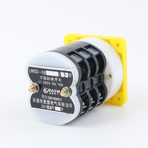 สวิตช์เปลี่ยนทิศทางอเนกประสงค์ LW5D-16D0724-3 แบบ 2NO2NC ขั้วต่อแบบสกรู IP31 สวิตช์เลือกแบบหมุนพลาสติก - Product Image 2