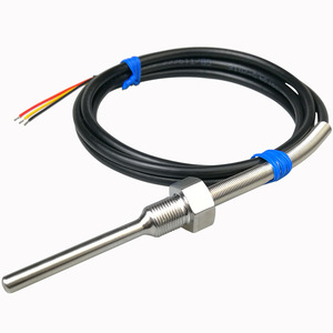 Stainless steel <b>waterproof</b> mounting thread DS18B20 digital temperature sensor with high-quality RVVP <b>waterproof</b> <b>cable</b> - Product Image 2
