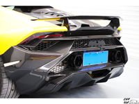 Kit carrosserie arrière en fibre de carbone sèche de haute qualité Tecnica Style 3k pour Lamborghini Huracan LP580 LP610, kit léger pour mise à niveau
