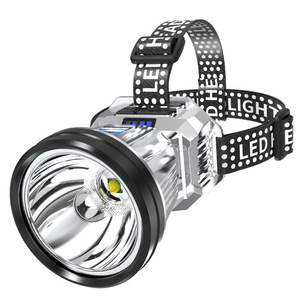 Lampe frontale LED puissante à longue portée, rechargeable et étanche, idéale pour la pêche nocturne en extérieur - Product Image 5