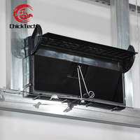 Équipement d'élevage de poulets entièrement automatique avec mangeoire automatique pour ferme avicole EC