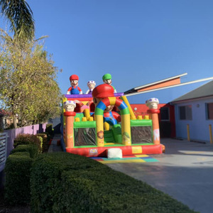 Castillo Inflable Gigante <span class=keywords><strong>de</strong></span> 20 pies con Toboganes Dobles <span class=keywords><strong>de</strong></span> Super <span class=keywords><strong>Mario</strong></span> <span class=keywords><strong>Bros</strong></span> para Niños, Brincolín Inflable para <span class=keywords><strong>Fiestas</strong></span> - Product Image 5