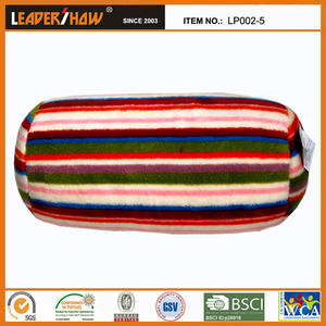 Oreiller <span class=keywords><strong>cylindrique</strong></span> en microbilles avec un design confortable en forme de rouleau, <span class=keywords><strong>coussin</strong></span> tubulaire en forme de bonbon gélifié <span class=keywords><strong>pour</strong></span> le soutien de la tête et du dos <span class=keywords><strong>pour</strong></span> dormir en avion - Product Image 2