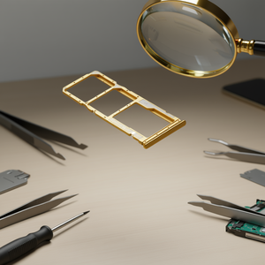 Bandeja para tarjeta SIM y Micro SD de color dorado para Xiaomi Redmi Note 10, pieza de repuesto para reparación de teléfonos móviles. - Product Image 3