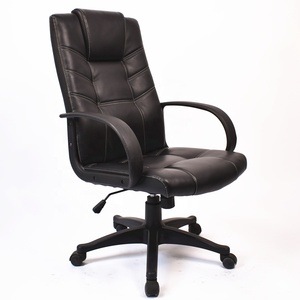 Luxus Komfortable PC Computer Executive Stuhl Hohe Rückenlehne Schwarz Kunstleder Büro Besucher Sessel - Product Image 1