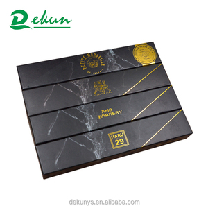Quà Tặng Mô Hình Kẹo Bar Bonbon Luxury Marble Hộp Giấy Sô Cô La Bao Bì Tái Chế Vỏ Sò Hộp Sô Cô La Với Chèn - Product Image 3