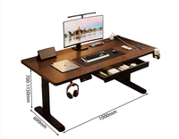 Offre Spéciale : Bureau Exécutif en Bois pour Espace de Travail Moderne, Bureau Électrique à Hauteur Réglable – Direct Usine