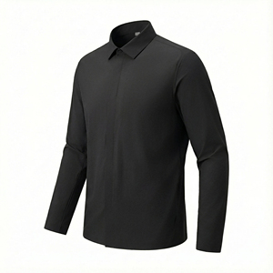 Camiseta Polo Personalizada con Logotipo del Fabricante, Unisex, Manga Larga, Poliéster, Lisa, Tejido de Punto, para Hombre - Product Image 1