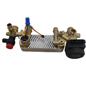 La chaudière de Combi de <span class=keywords><strong>gaz</strong></span> de 24kw 28kw 32kw partie le <span class=keywords><strong>bloc</strong></span> hydraulique d'échangeur de chaleur de plat - Product Image 4