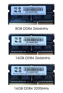 รองรับโมดูลหน่วยความจำแล็ปท็อป DDR4 8GB, 16GB, 32GB (2400, 2666 และ 3200 MHz) - Product Image 4