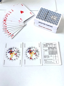 Rami giấy tùy chỉnh chơi thẻ chất lượng cao lõi Đen giấy Tunisia với một tùy chỉnh thiết kế hộp - Product Image 6